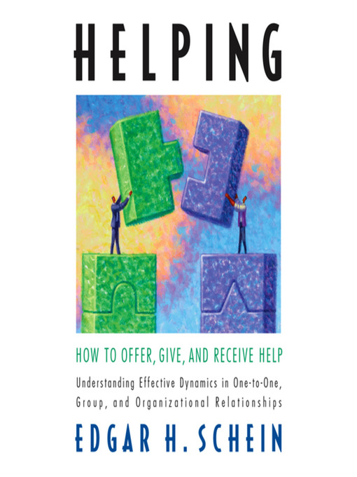 Title details for Helping by Edgar H. Schein - Available